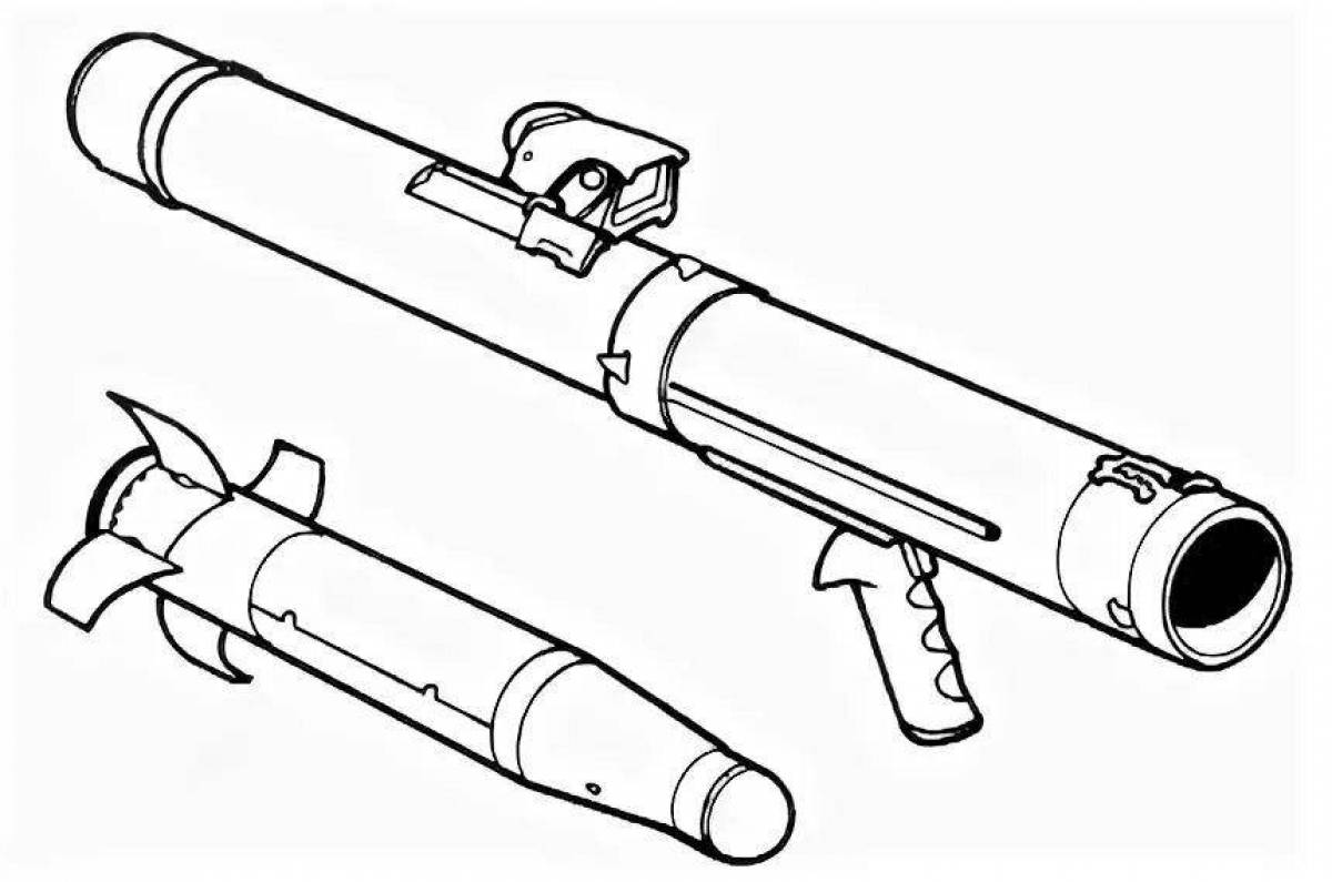 Динамическая базука раскраска