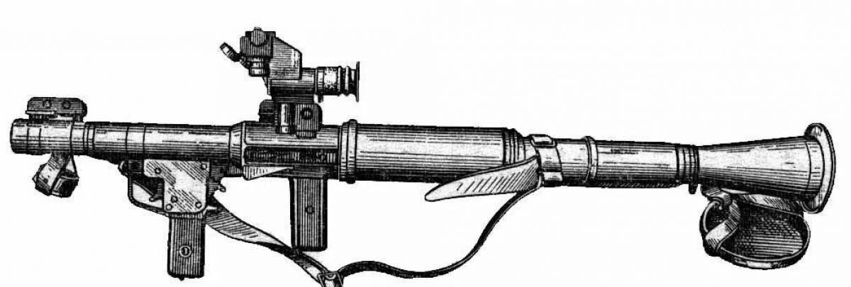 Чудесная базука раскраска