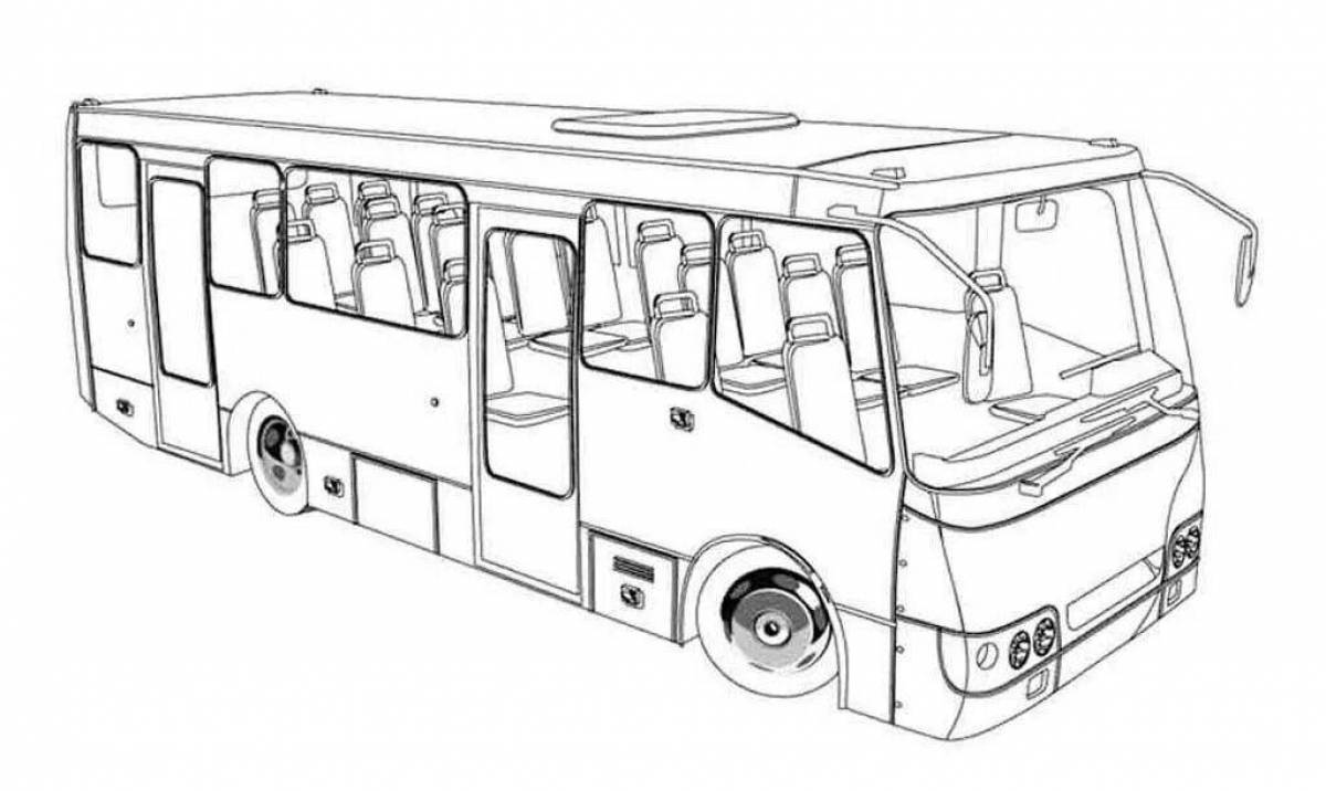 Exciting coloring with electric bus