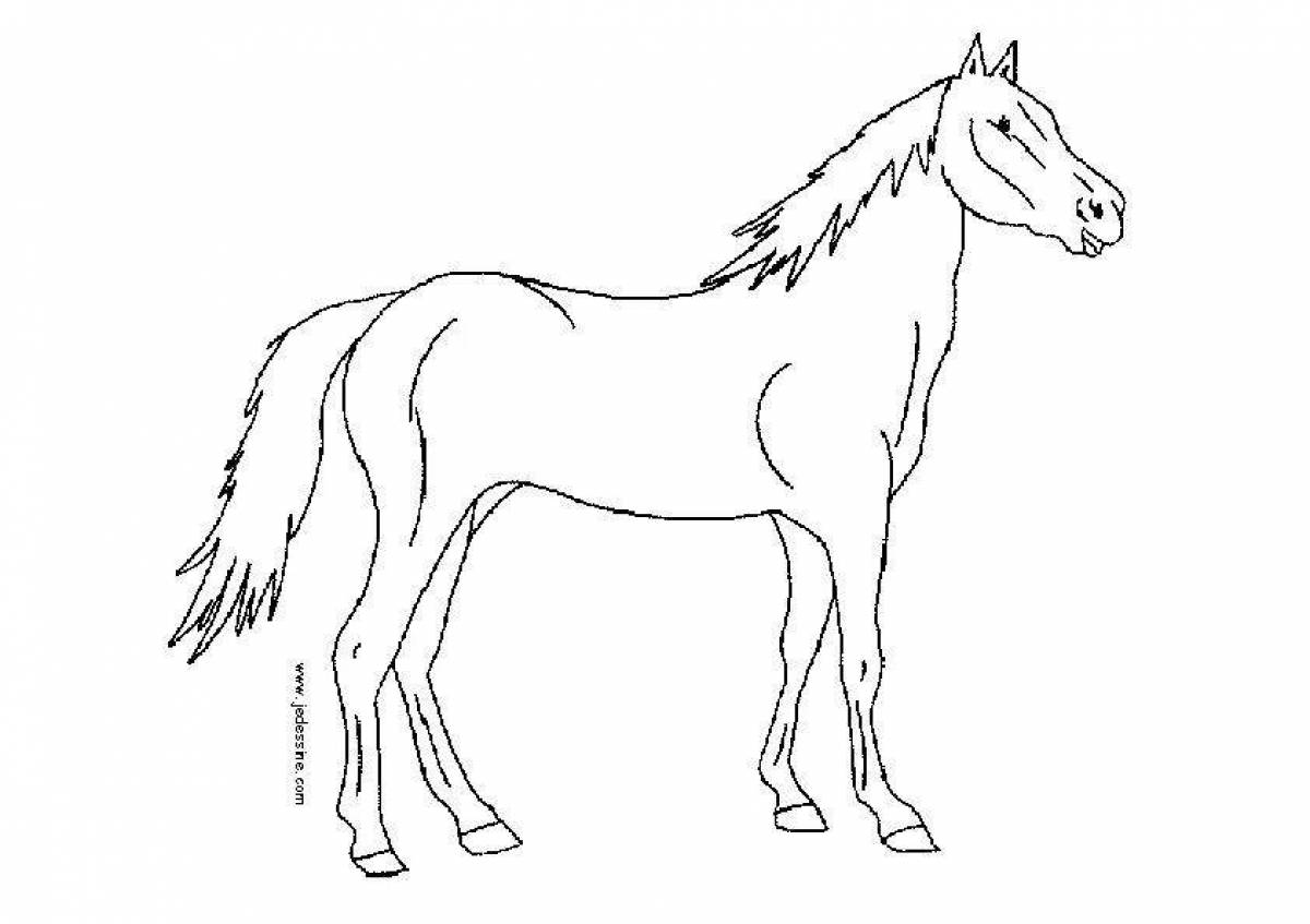 Coloring page jubilant zhylky