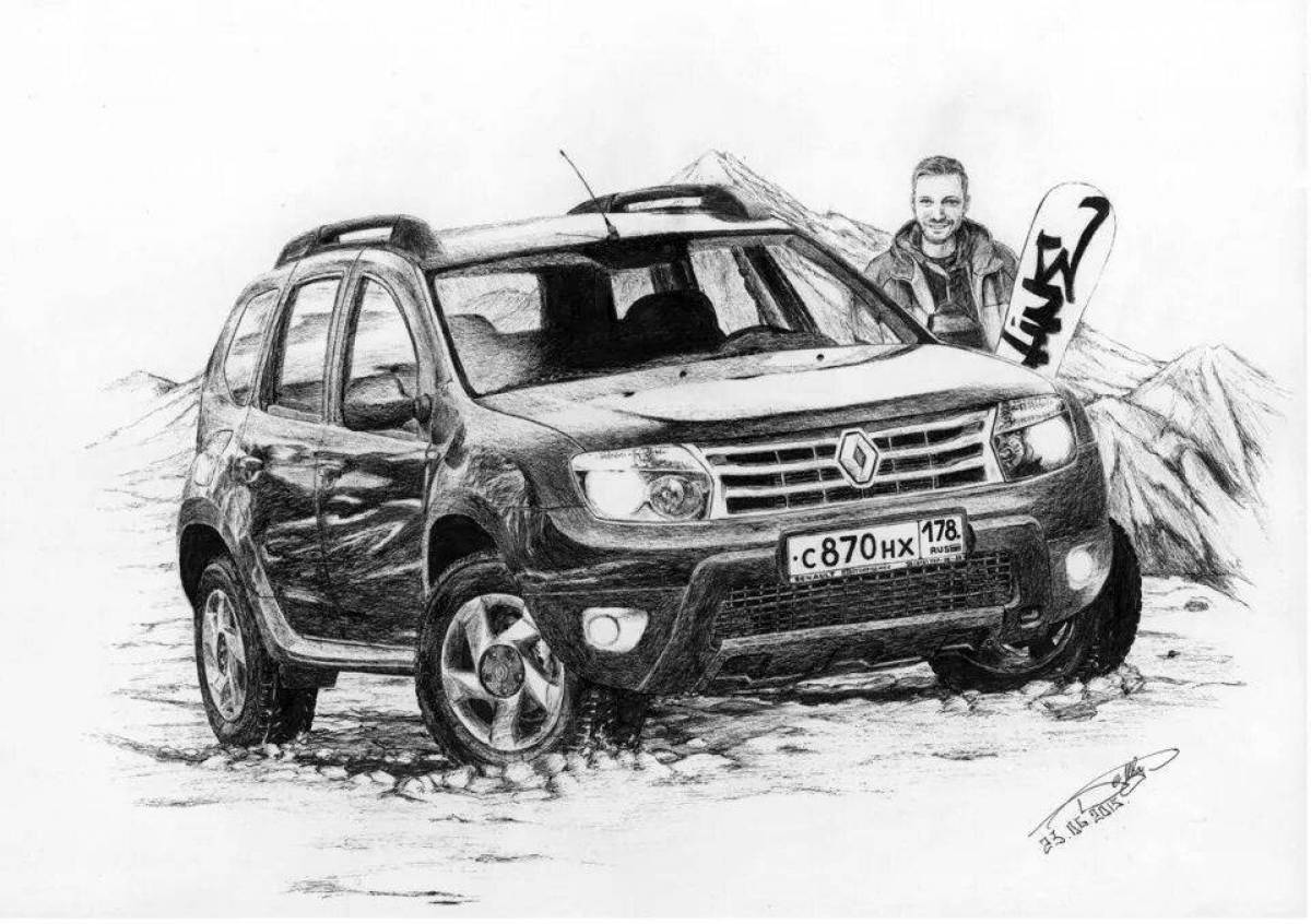 Renault Duster bright coloring