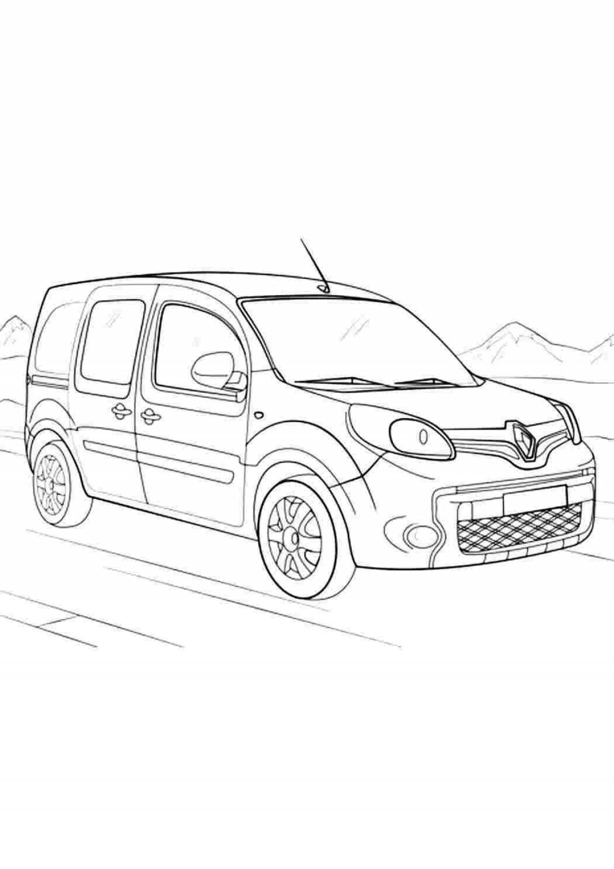 Innovative renault duster coloring page