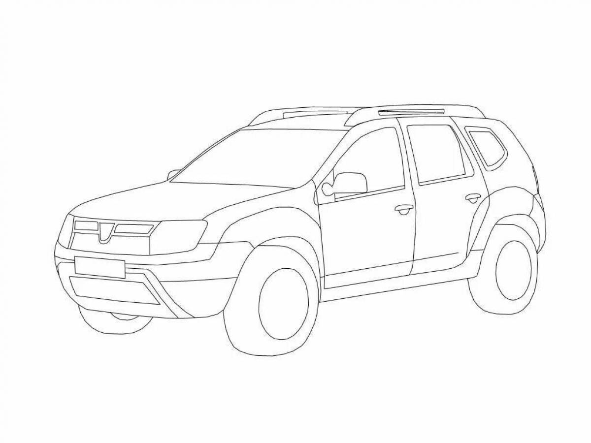 Renault duster coloring inspiration
