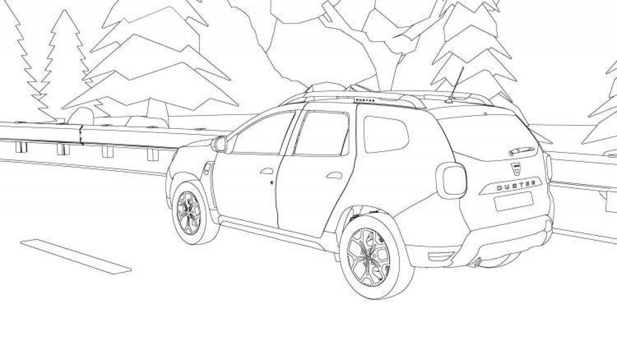 Renault duster exciting coloring