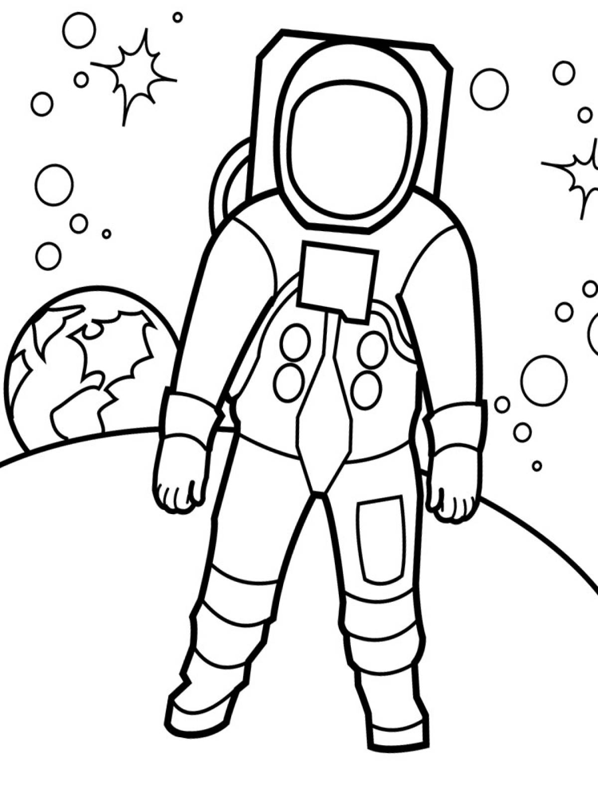 День космонавтики нарисовать карандашом. Космонавт раскраска для детей. Космос раскраска для детей. Раскраска день космонавтики для детей. День космонавтики раскраска для малышей.