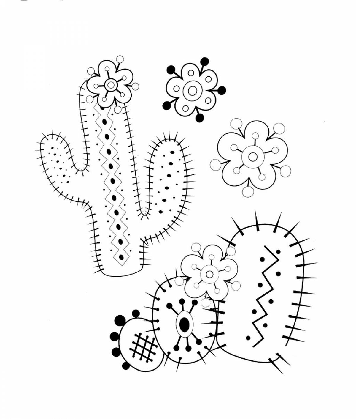 Cartoon cactus