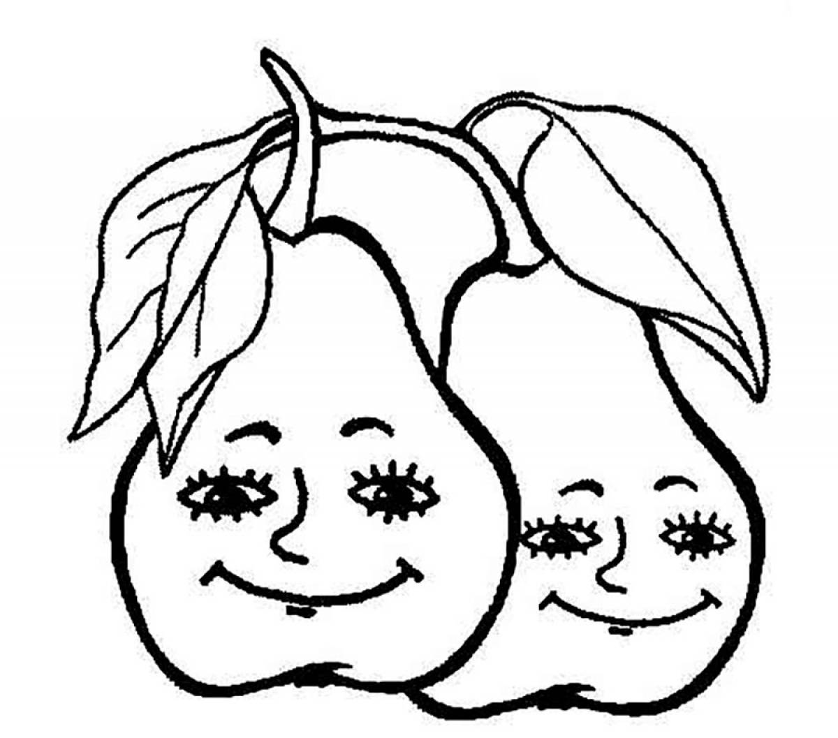 Pears with eyes