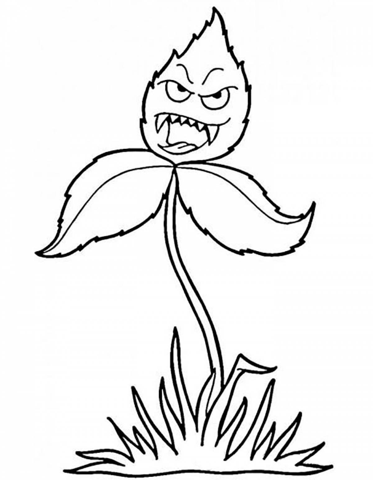 Angry plant