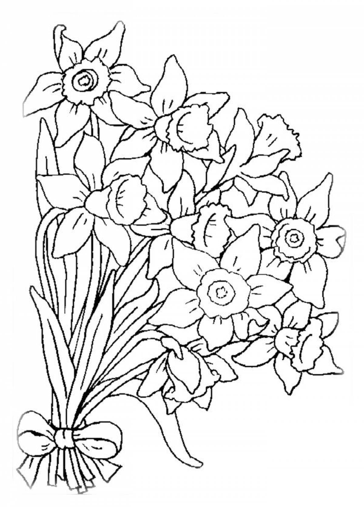 Drawing daffodils