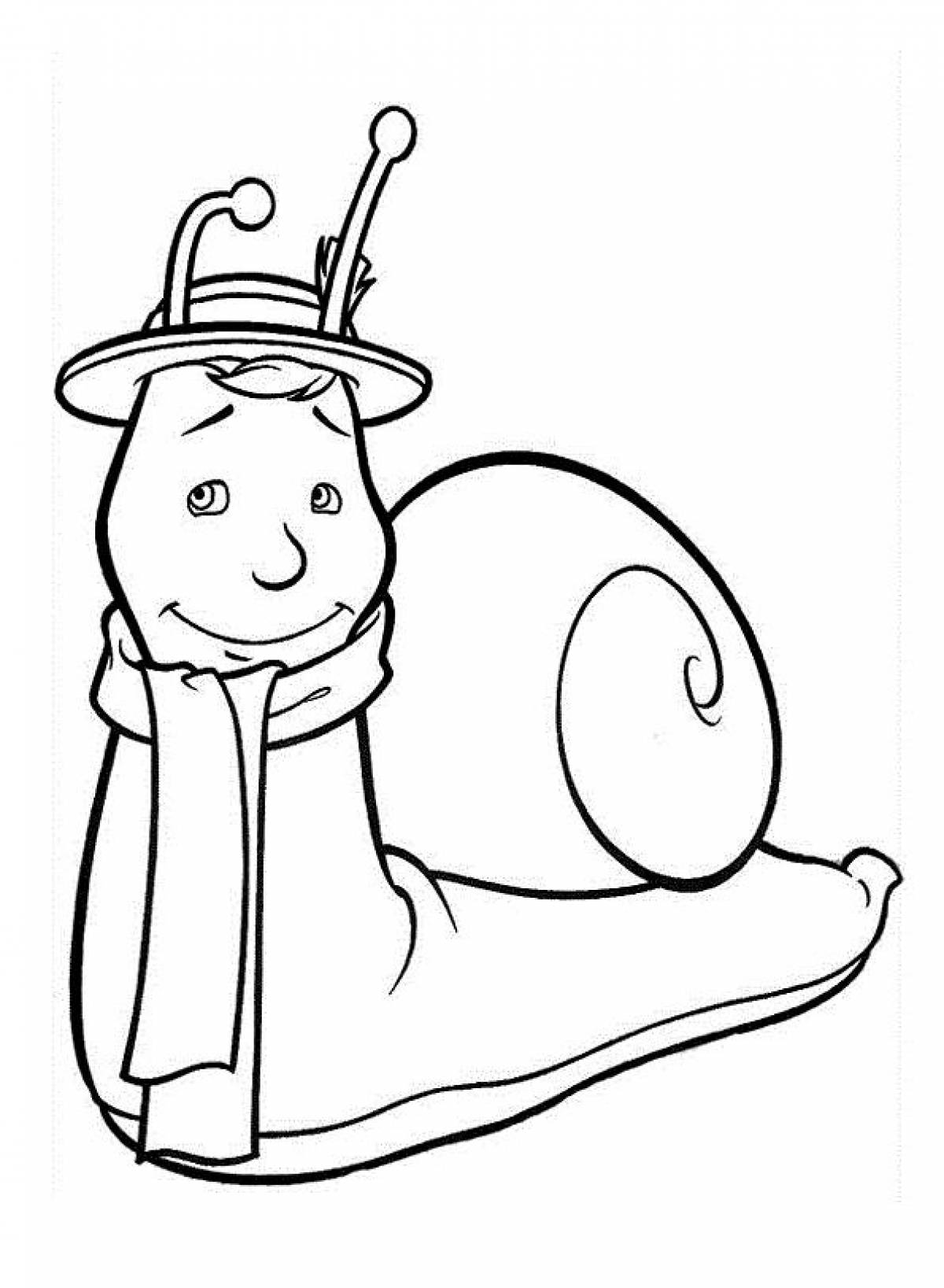 Snail in a hat