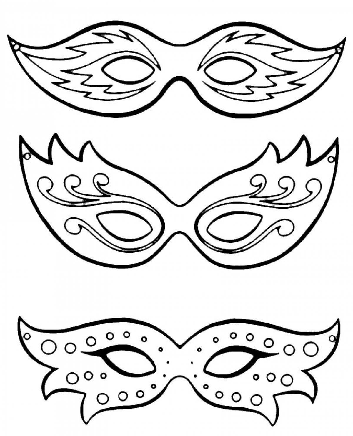 Photo For the holidays, New Year's mask #2