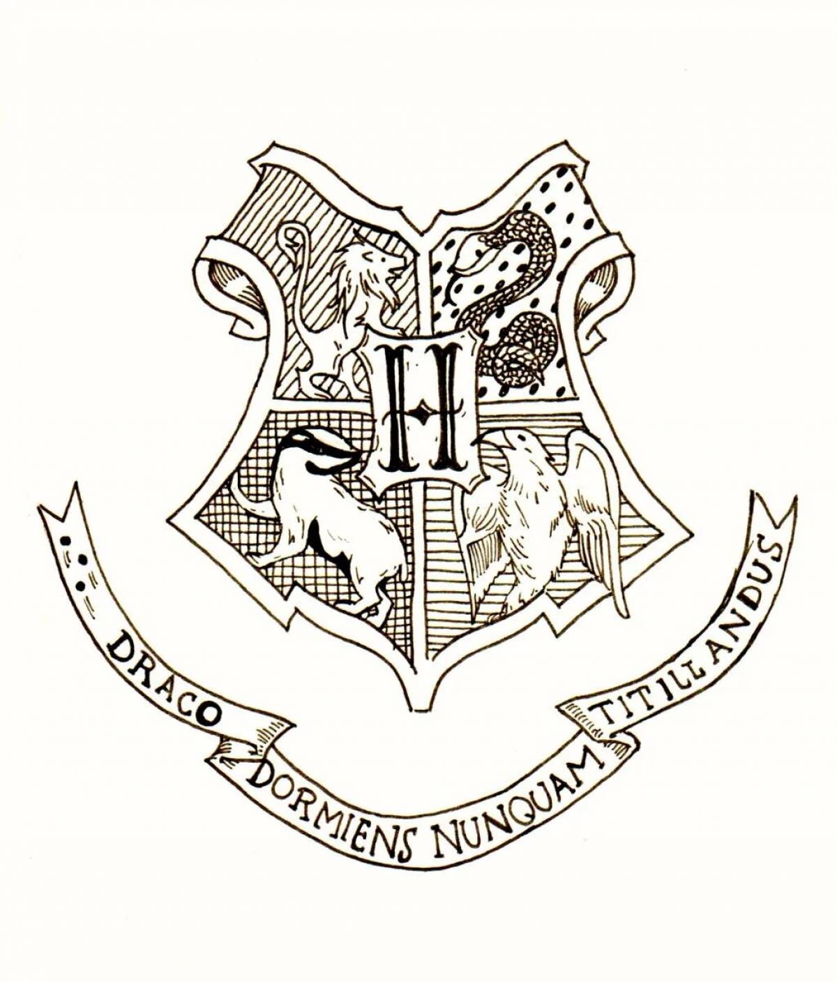 Hogwarts coat of arms #6