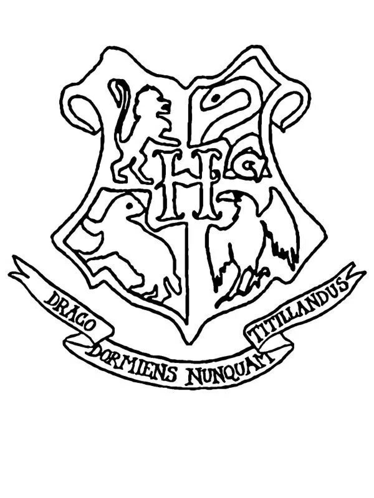 Hogwarts coat of arms #7