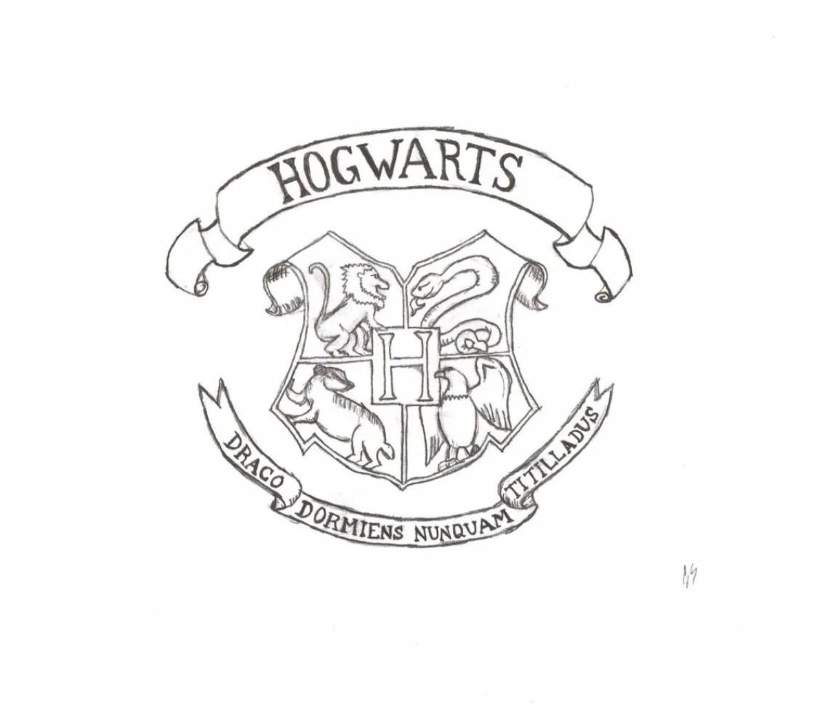 Hogwarts coat of arms #8