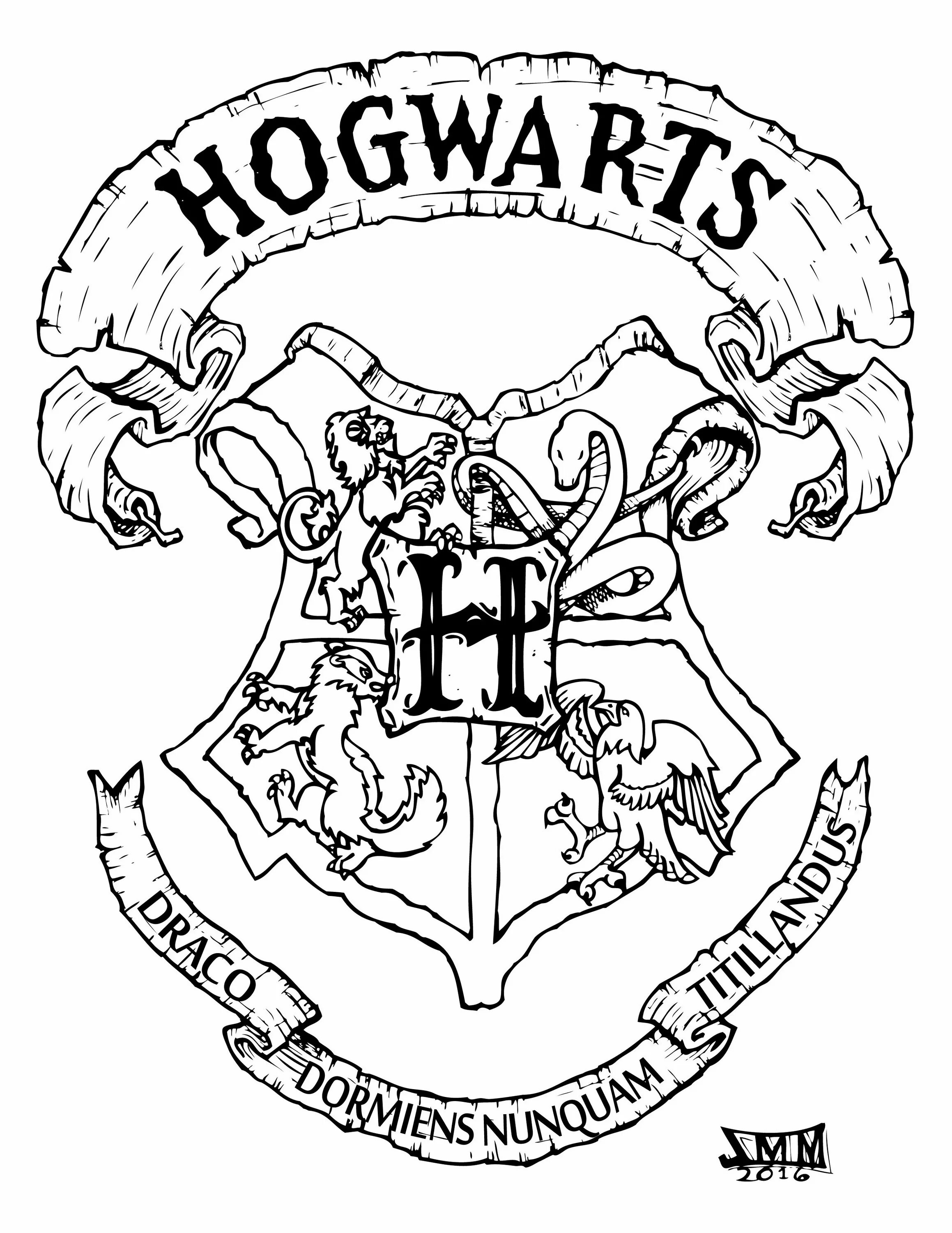 Hogwarts coat of arms #10