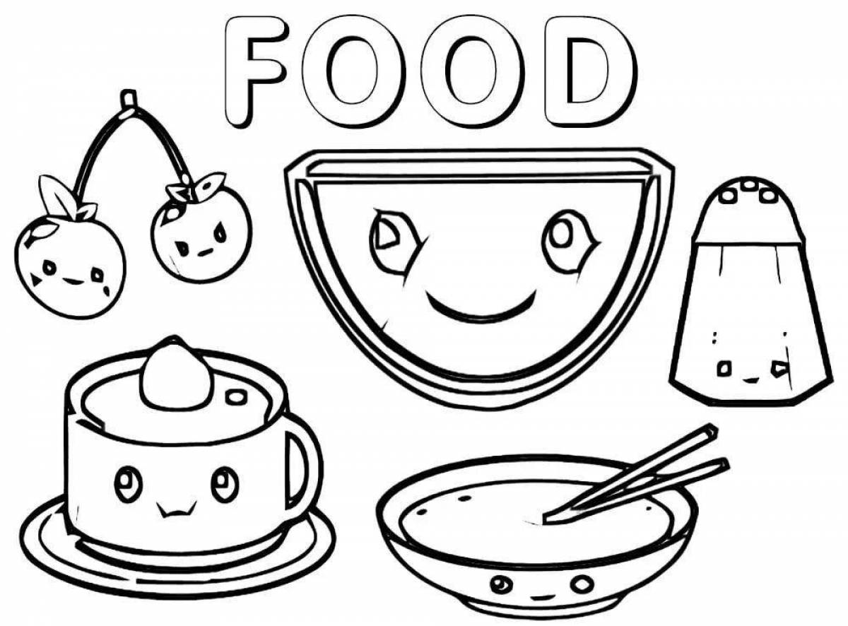 Delicious ooty food coloring page