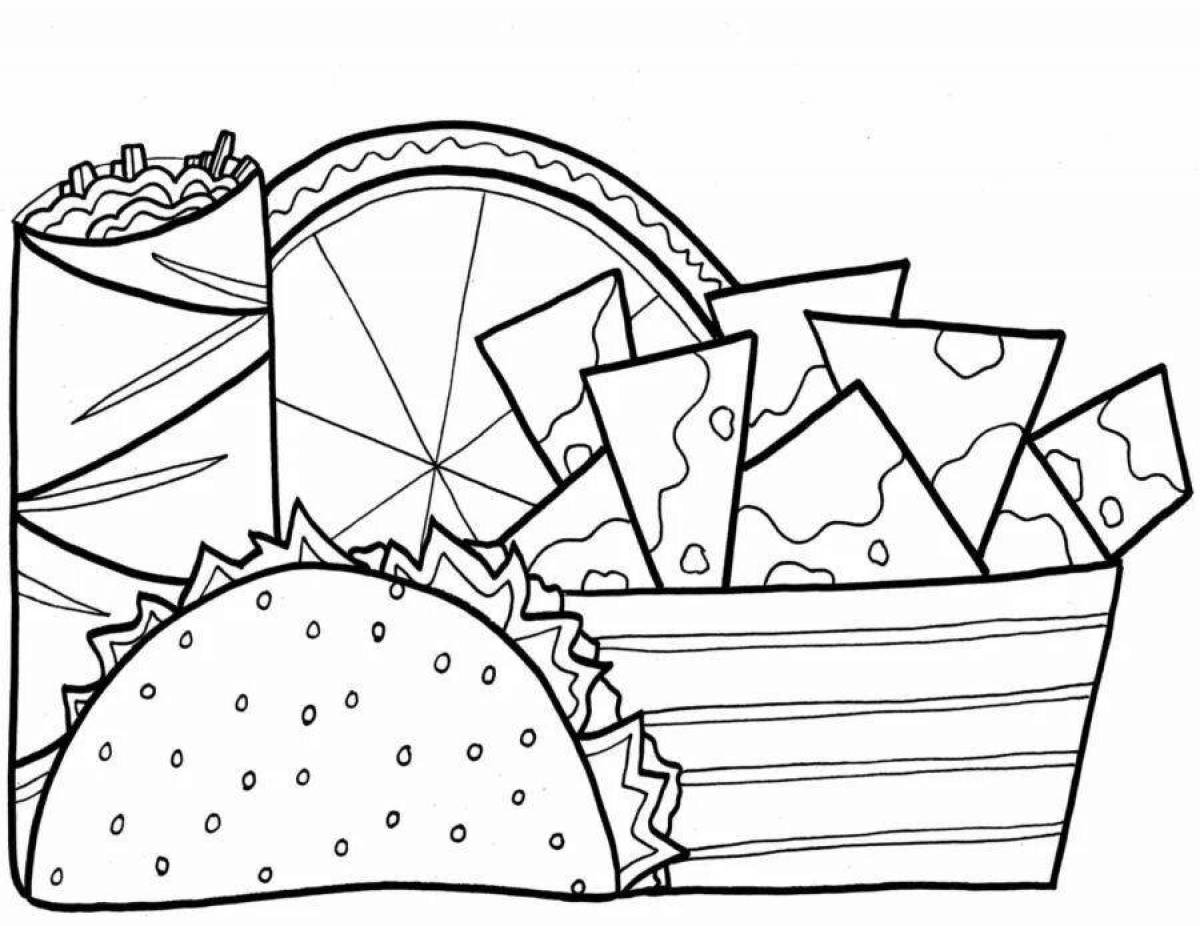 Nutritious ooty food coloring page