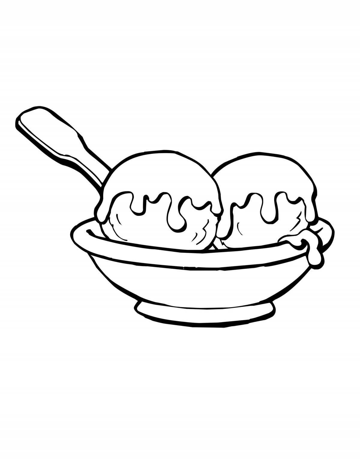 Exquisite ooty food coloring page
