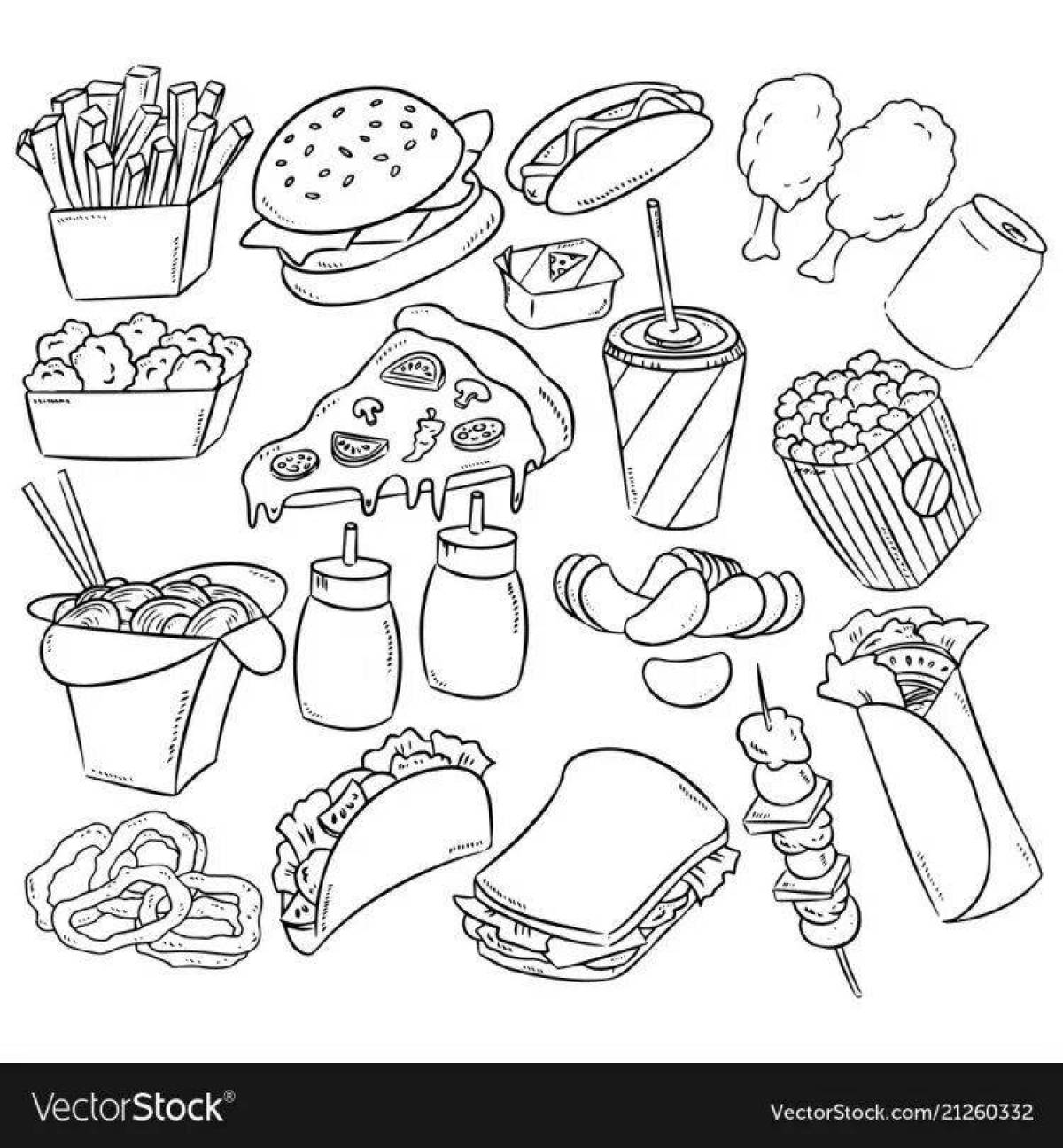 Succulent food ooty coloring page