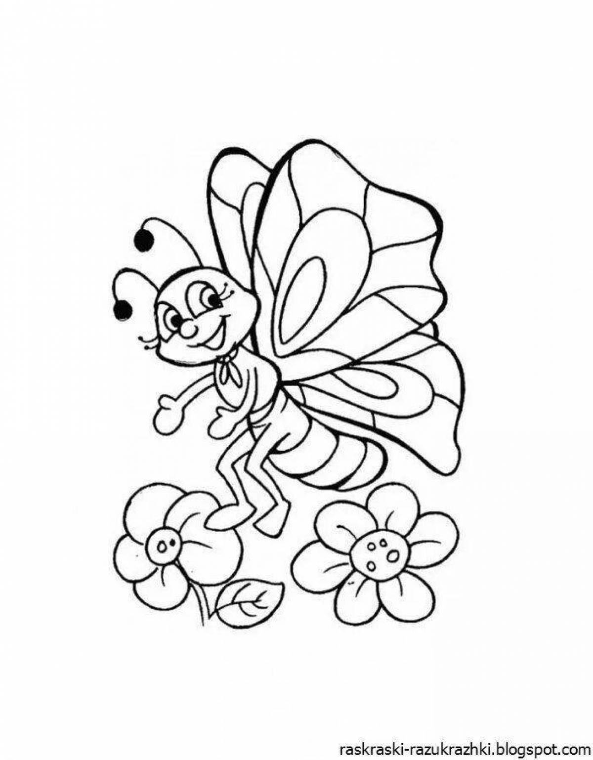 Butterfly on flower #5
