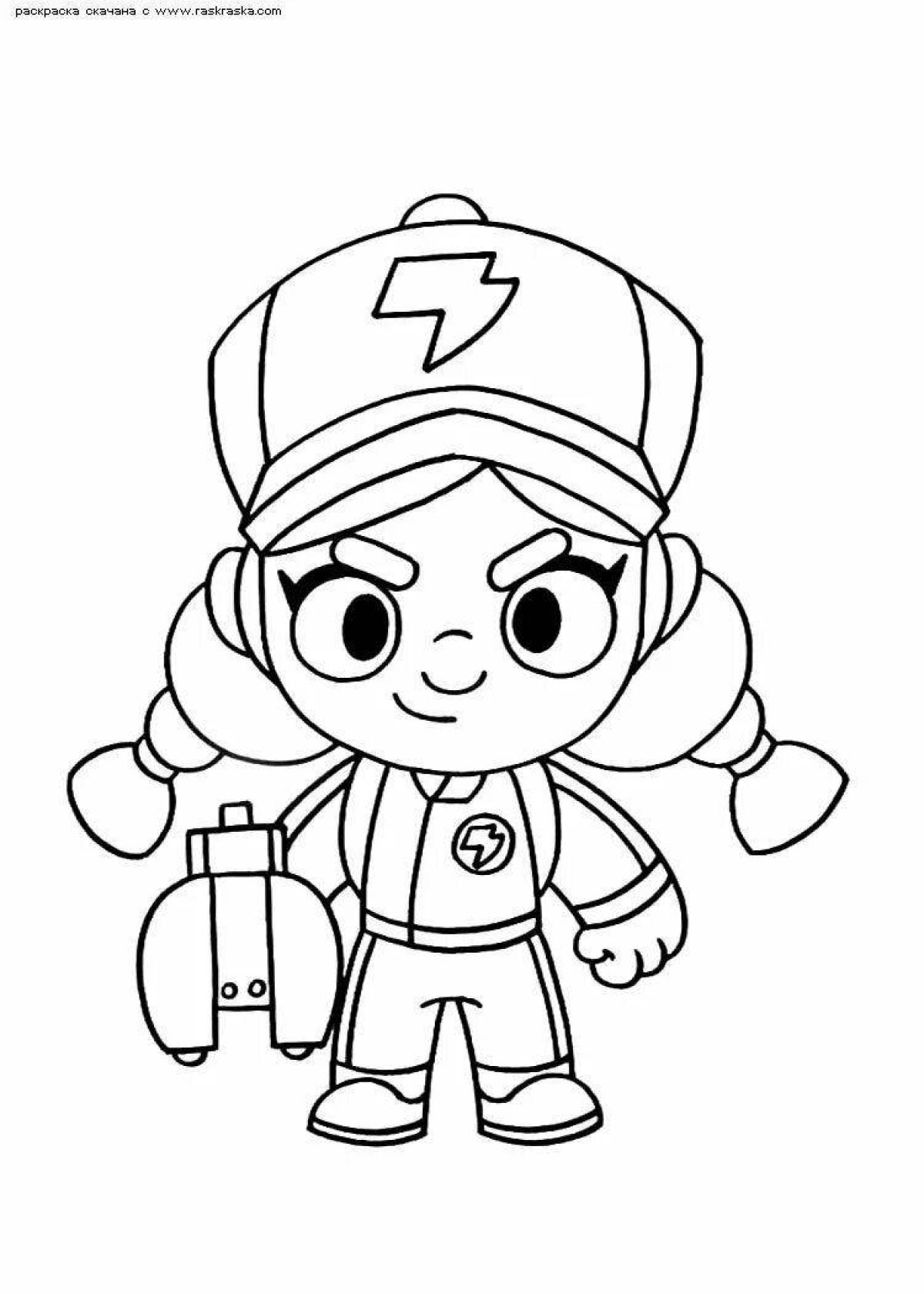 Раскраска Браво старс джесси #2