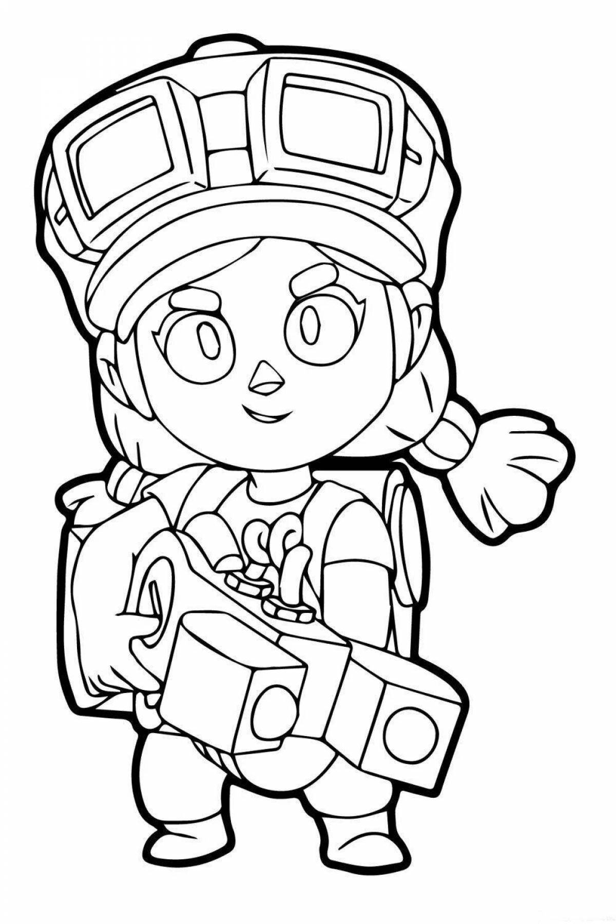 Раскраска Браво старс джесси #5