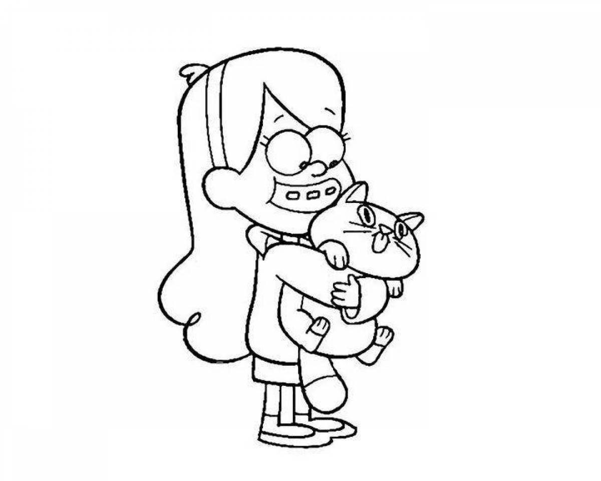 Exquisite mabel and chubby coloring