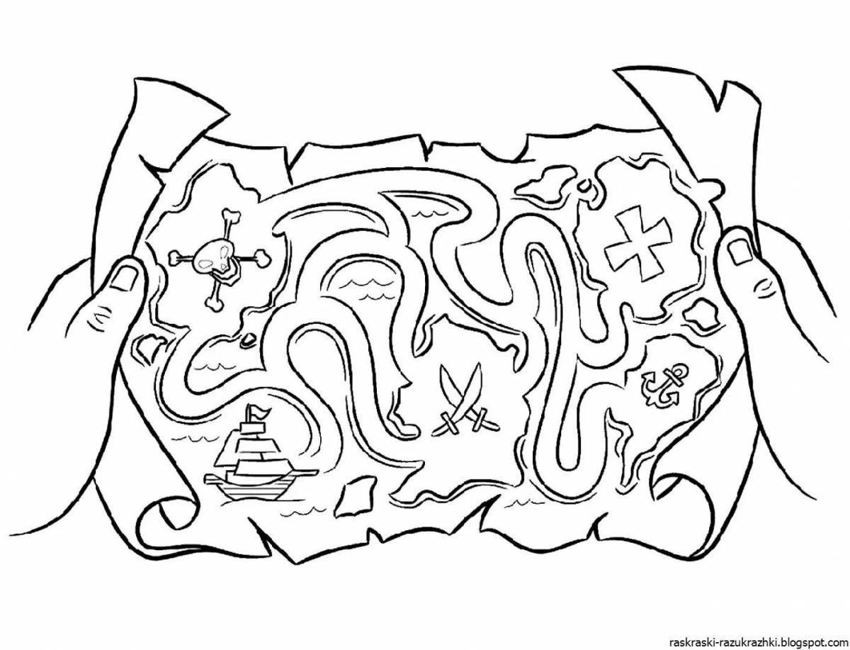 Creative children's coloring card