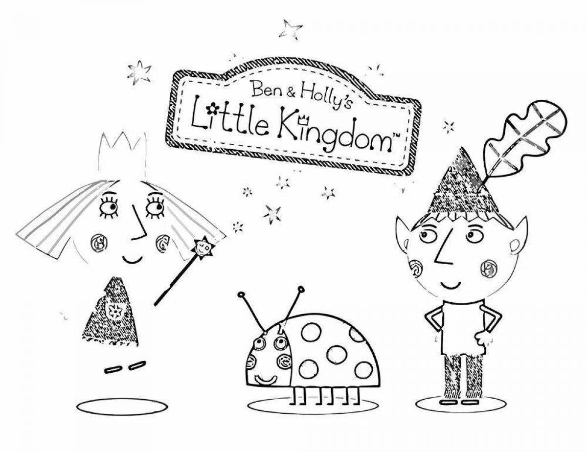 Amazing ben and holly's kingdom coloring book