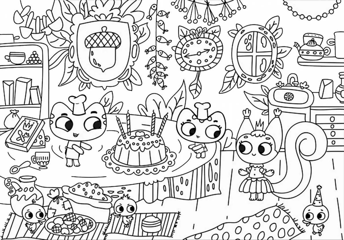 Coloring games amazing cats go