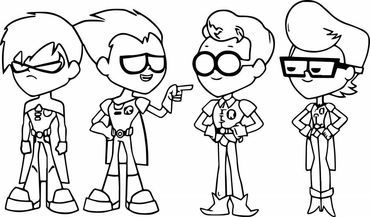 Delightful coloring pages to watch the animated series 2014