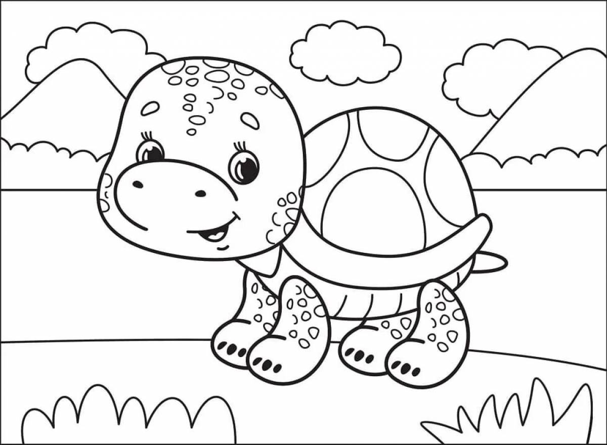 Для детей черепаха 3 4 лет #9
