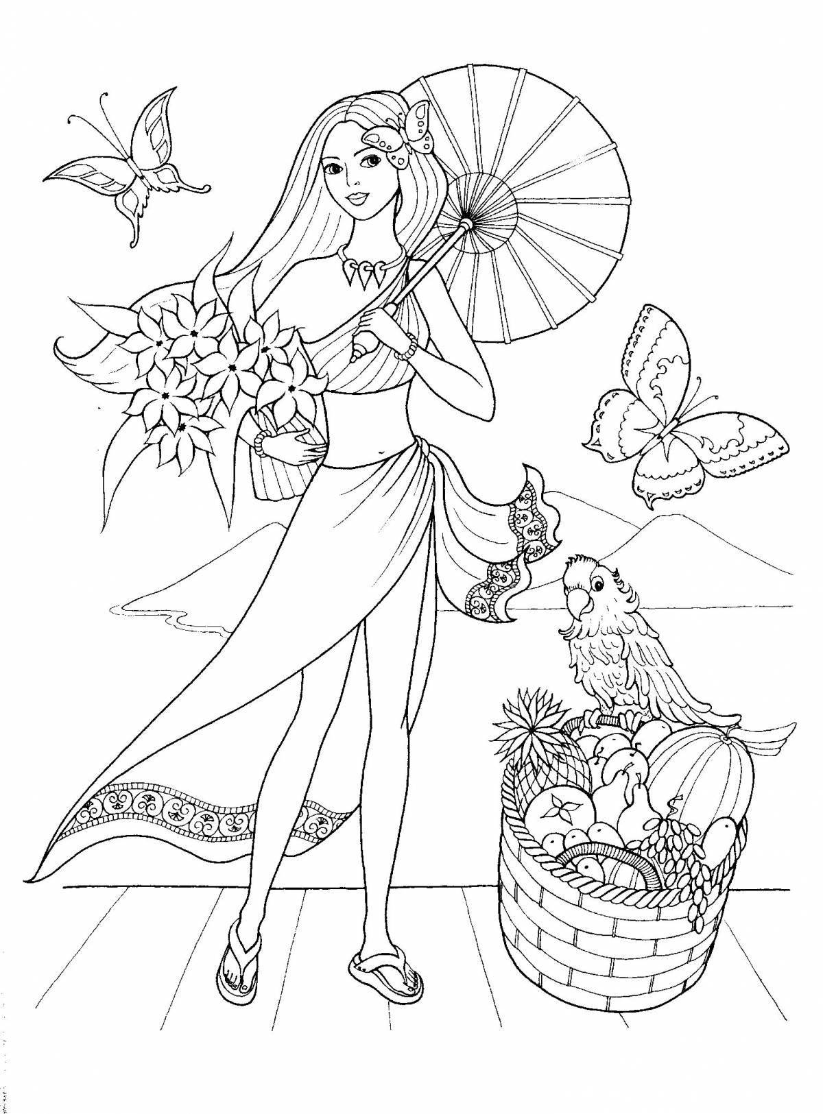 Amazing coloring pages for girls - the best in the world