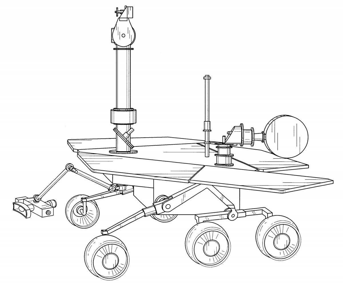 Модель лунохода рисунок 1