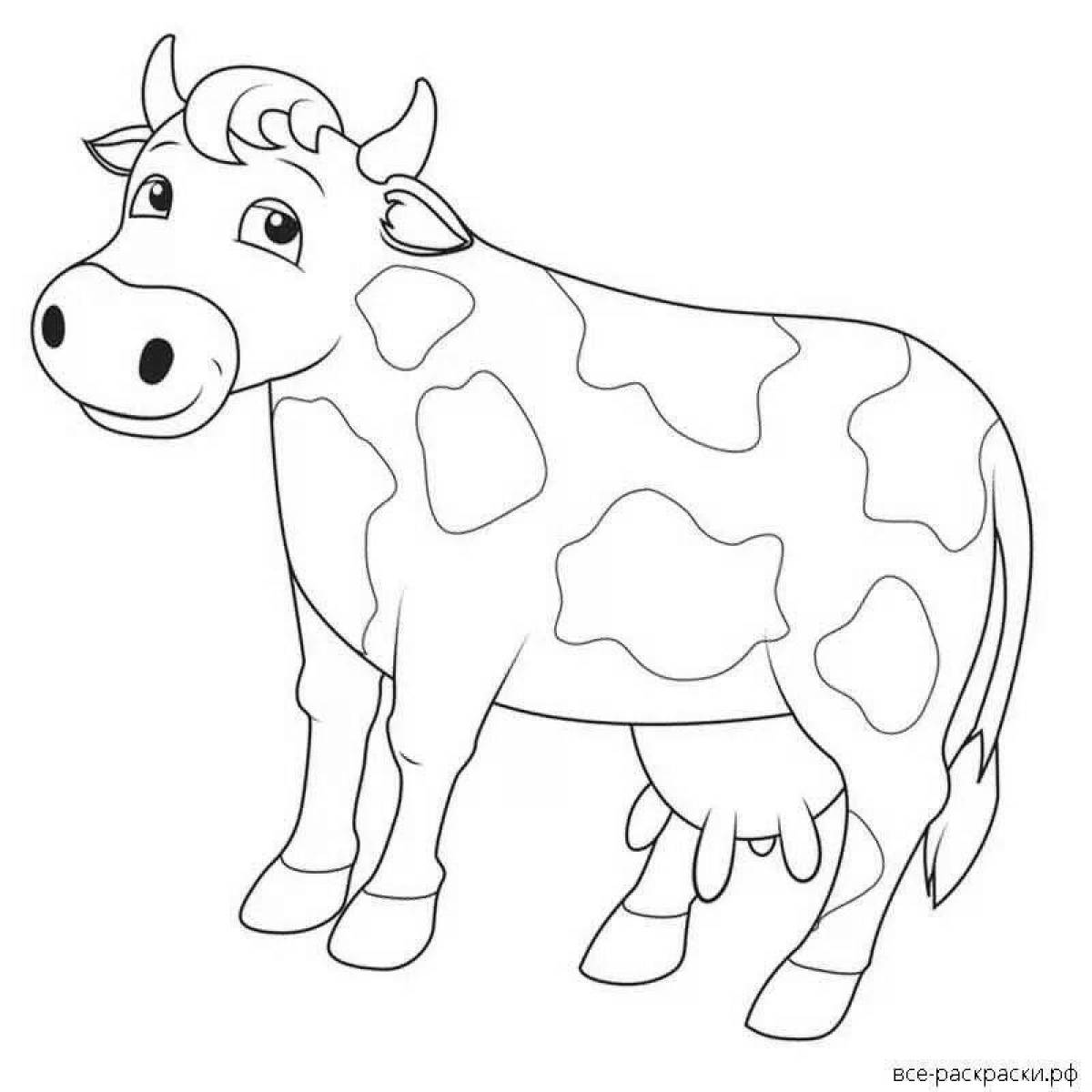 Как нарисовать оранжевую корову. Раскраска корова. Корова раскраска для детей. Корова раскраска для малышей. Трафарет коровы для рисования.