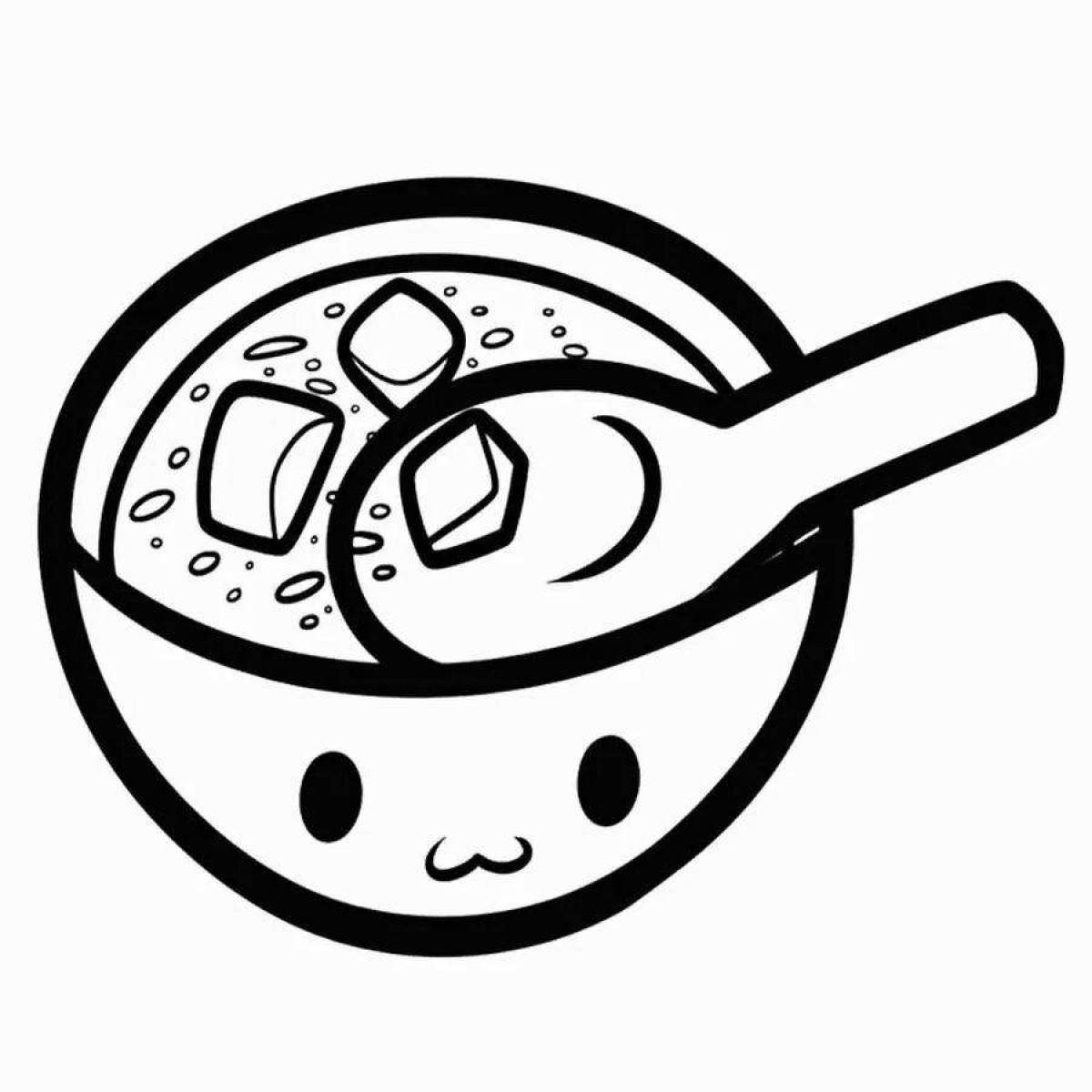 Картинки раскраски борщ