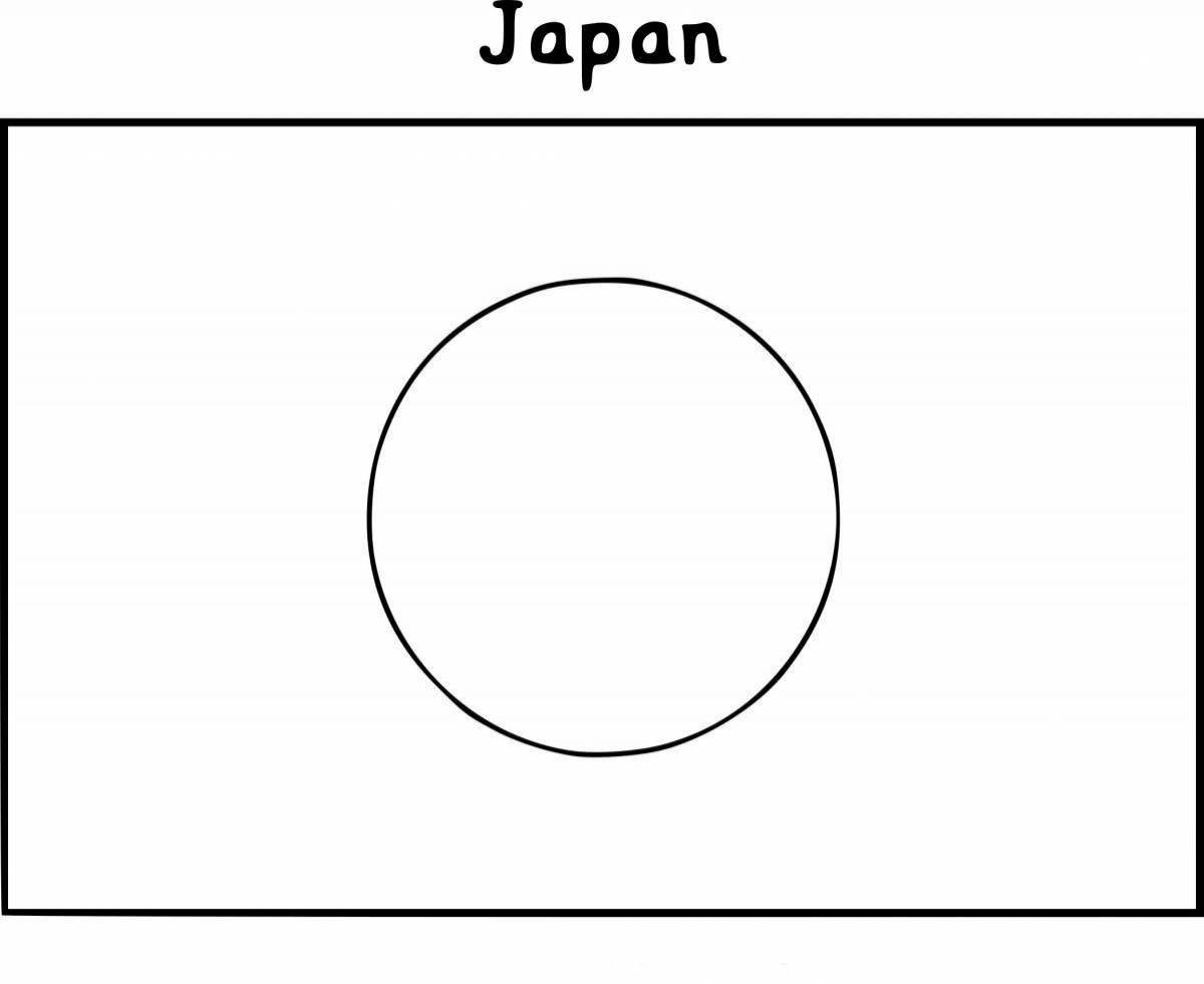 Карта японии раскраска
