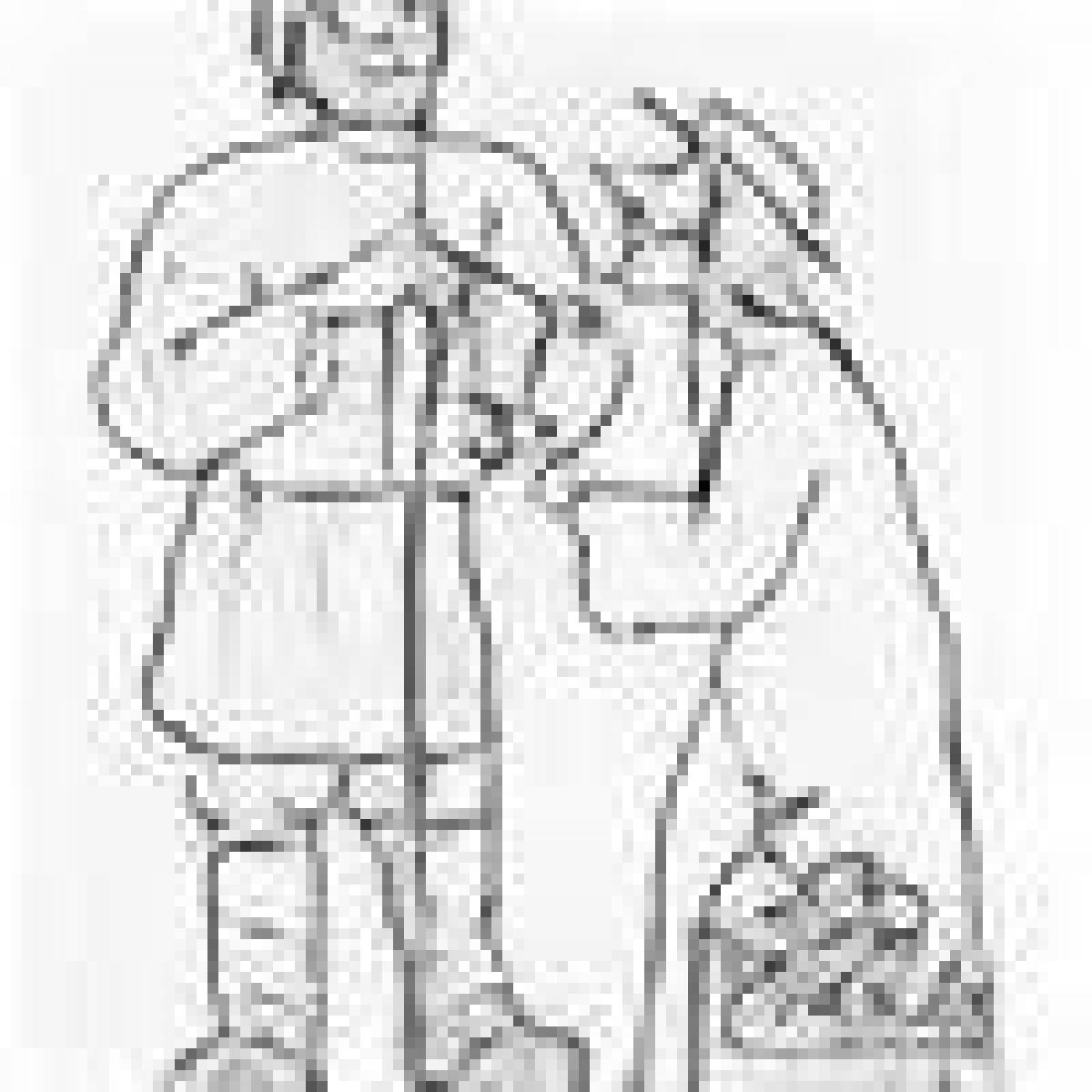 Coloring live worker