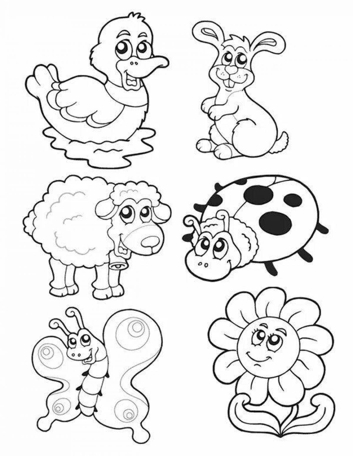Color-frenzy printable coloring pages for kids in pdf format