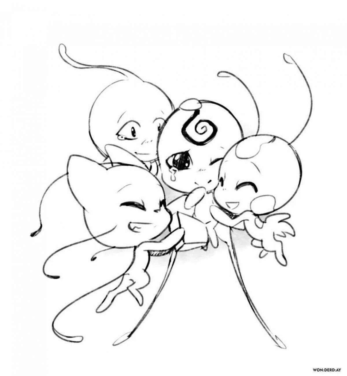 Cheerful Ladybug and Super Cat Kwami