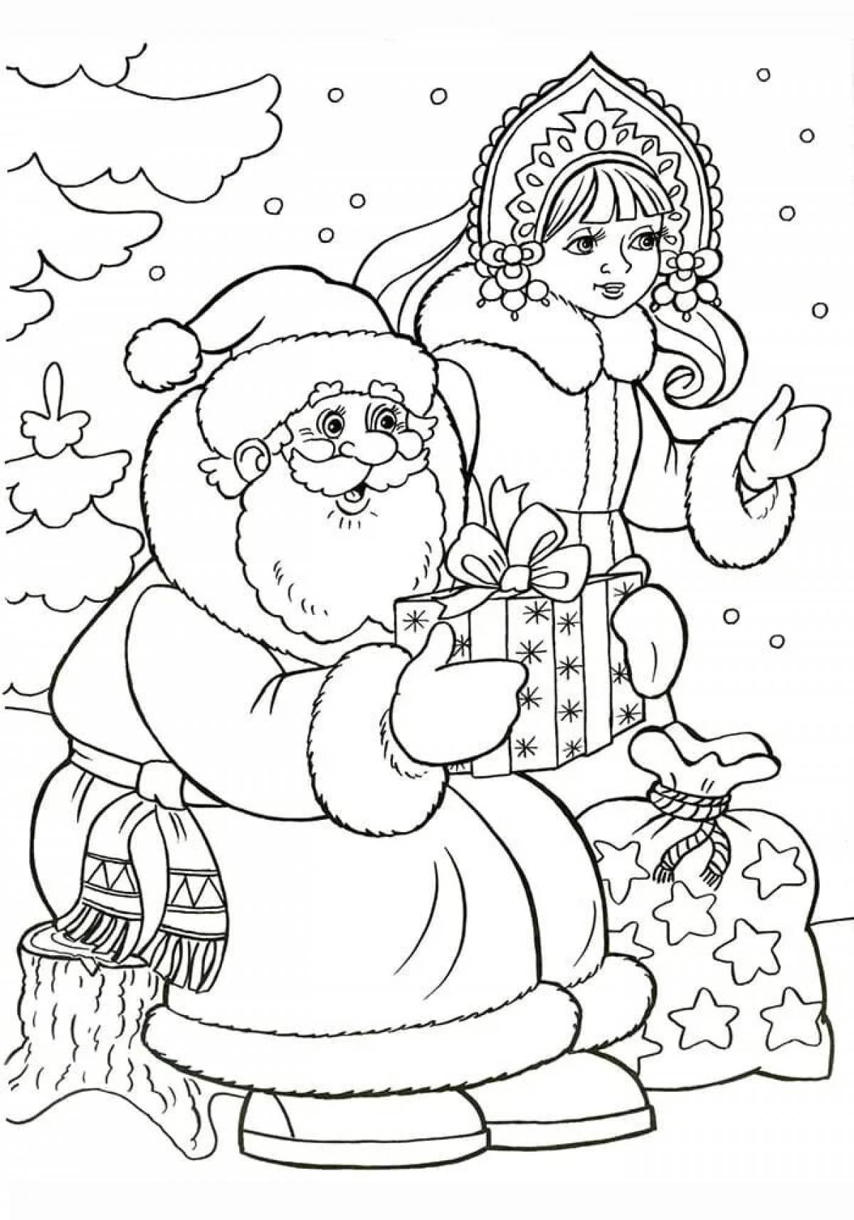 Дед мороз и снегурочка для детей 3 4 лет #11