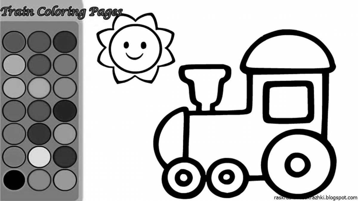 Fairy cars coloring game for boys 3-4 years old