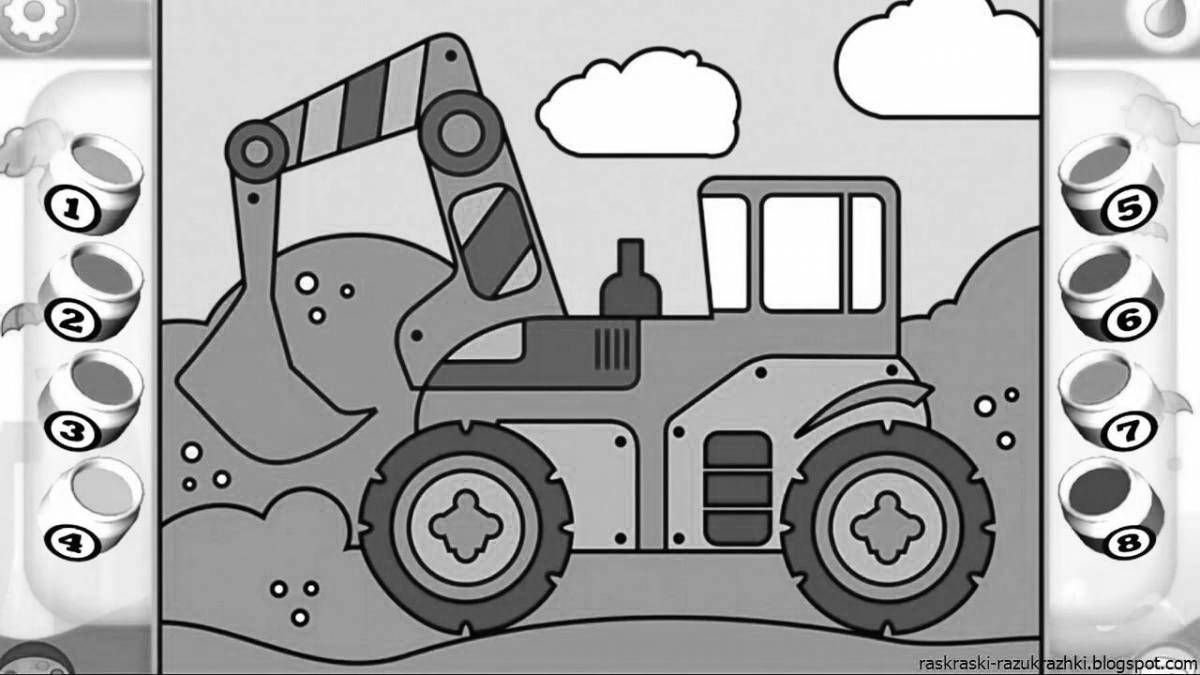 Glorious cars coloring game for boys 3-4 years old