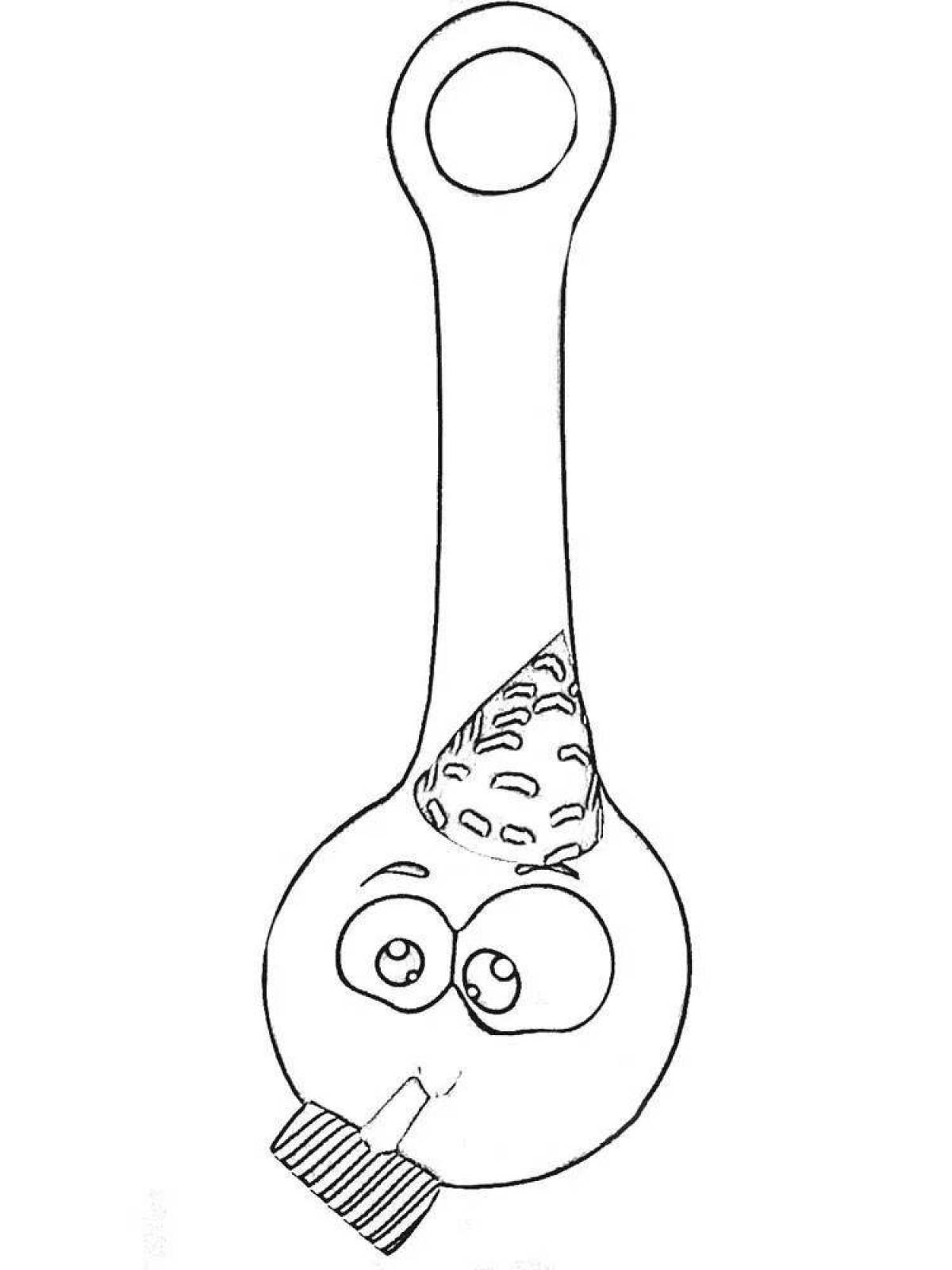 Magic fastener coloring pages