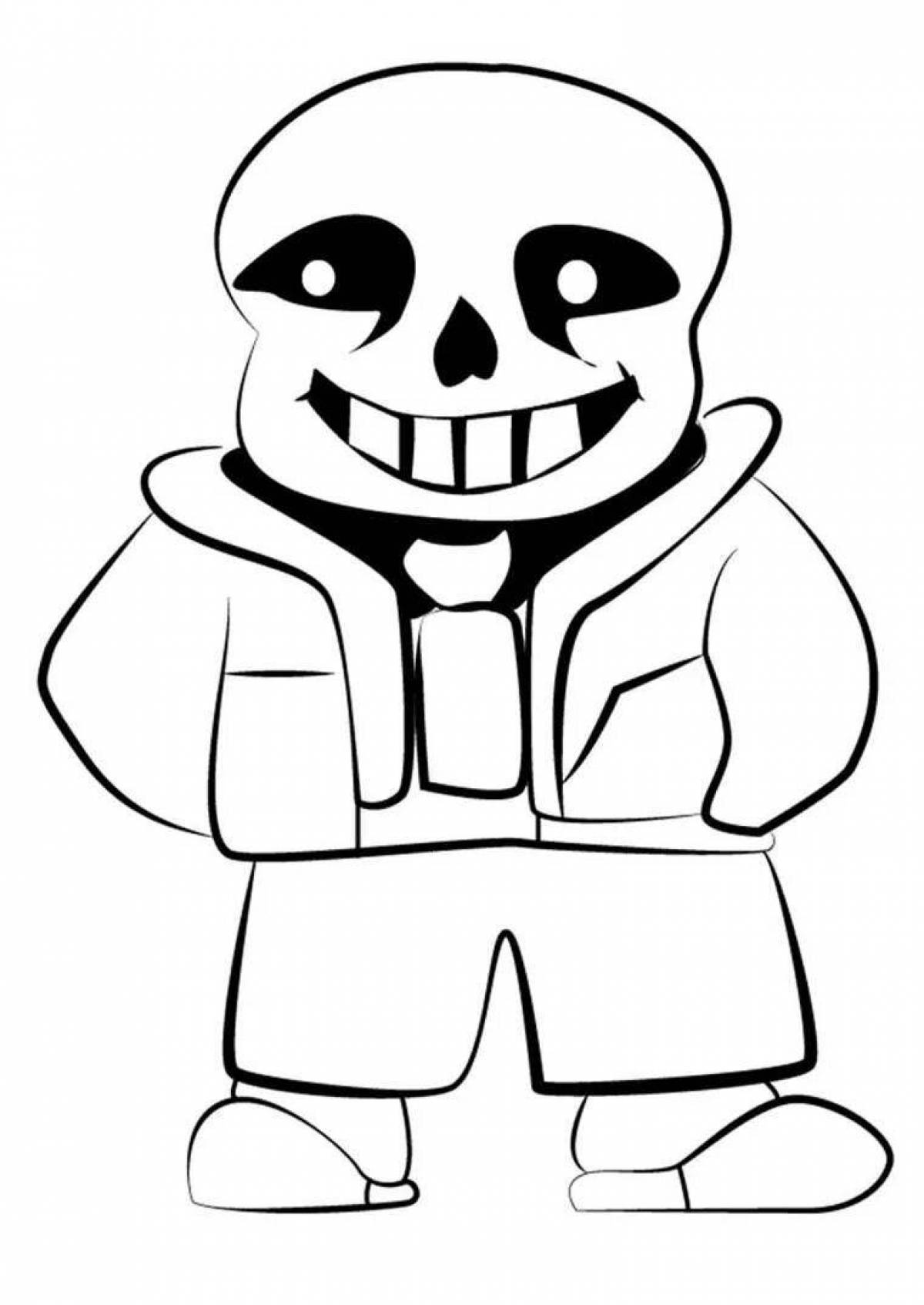 Coloring funny sans