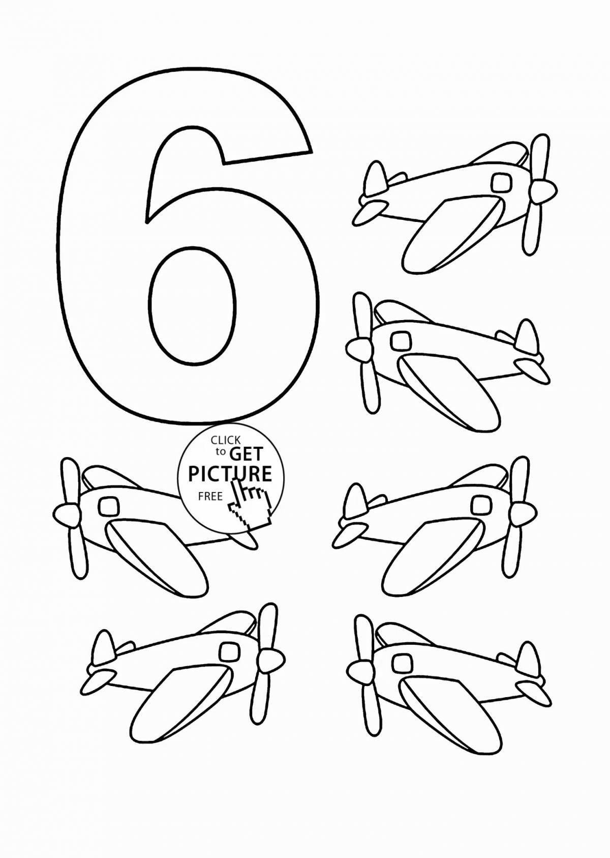 Witty coloring page 6