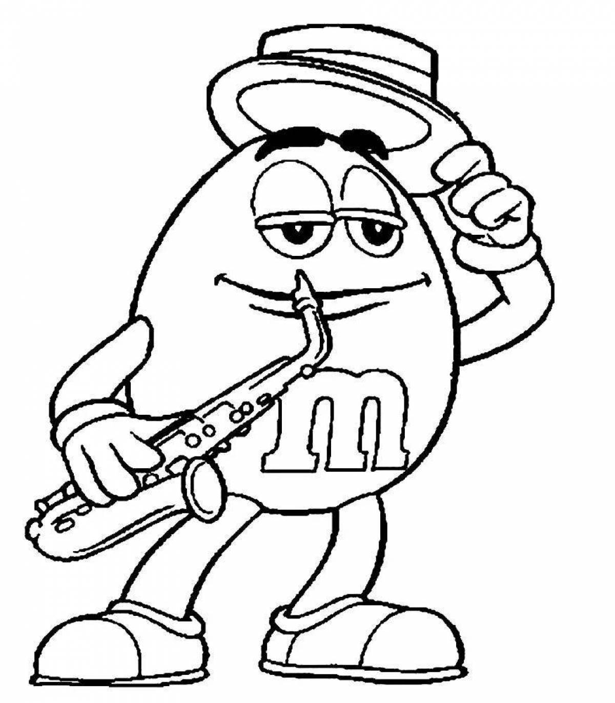 Милая раскраска mmdems