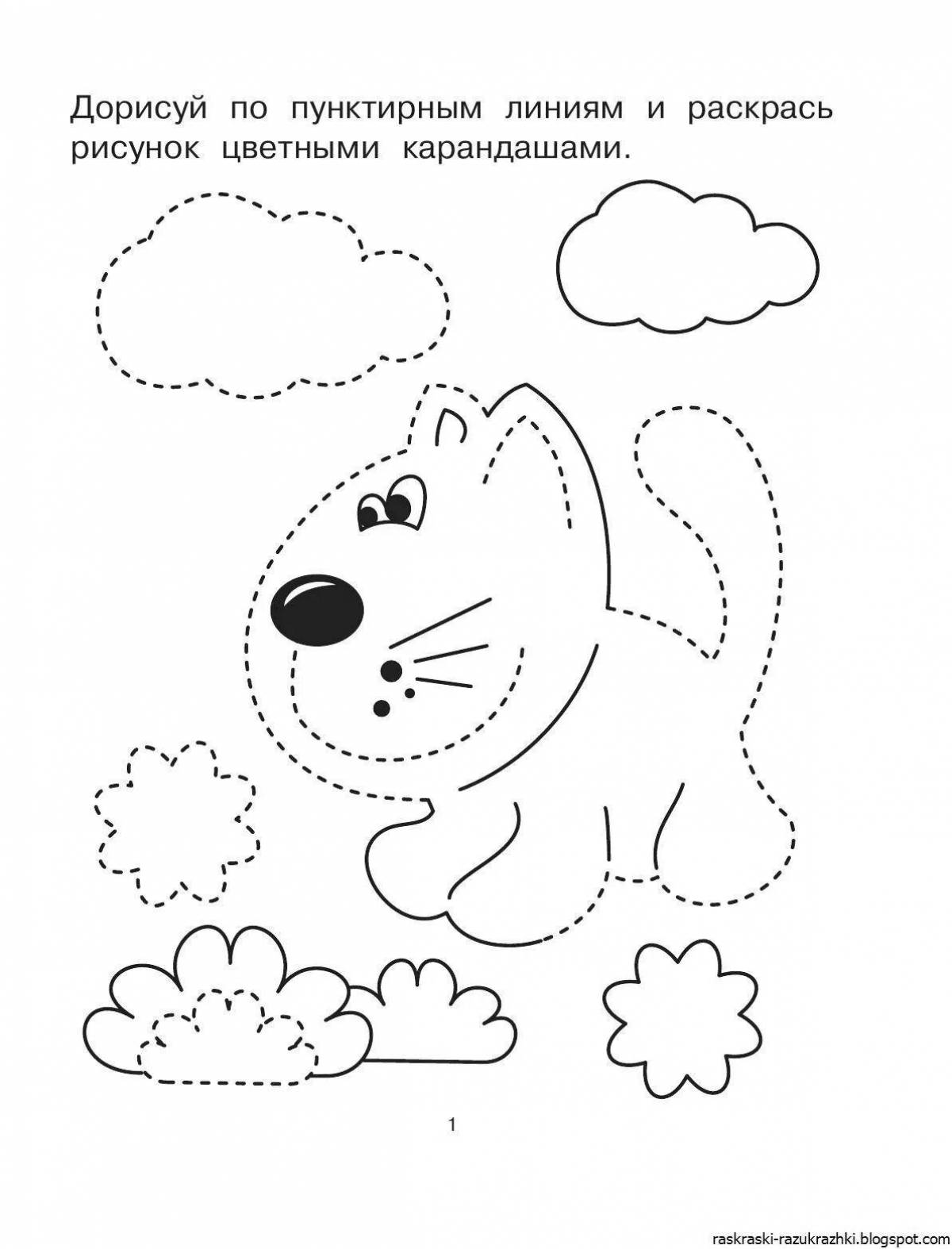 Precise coloring page developers