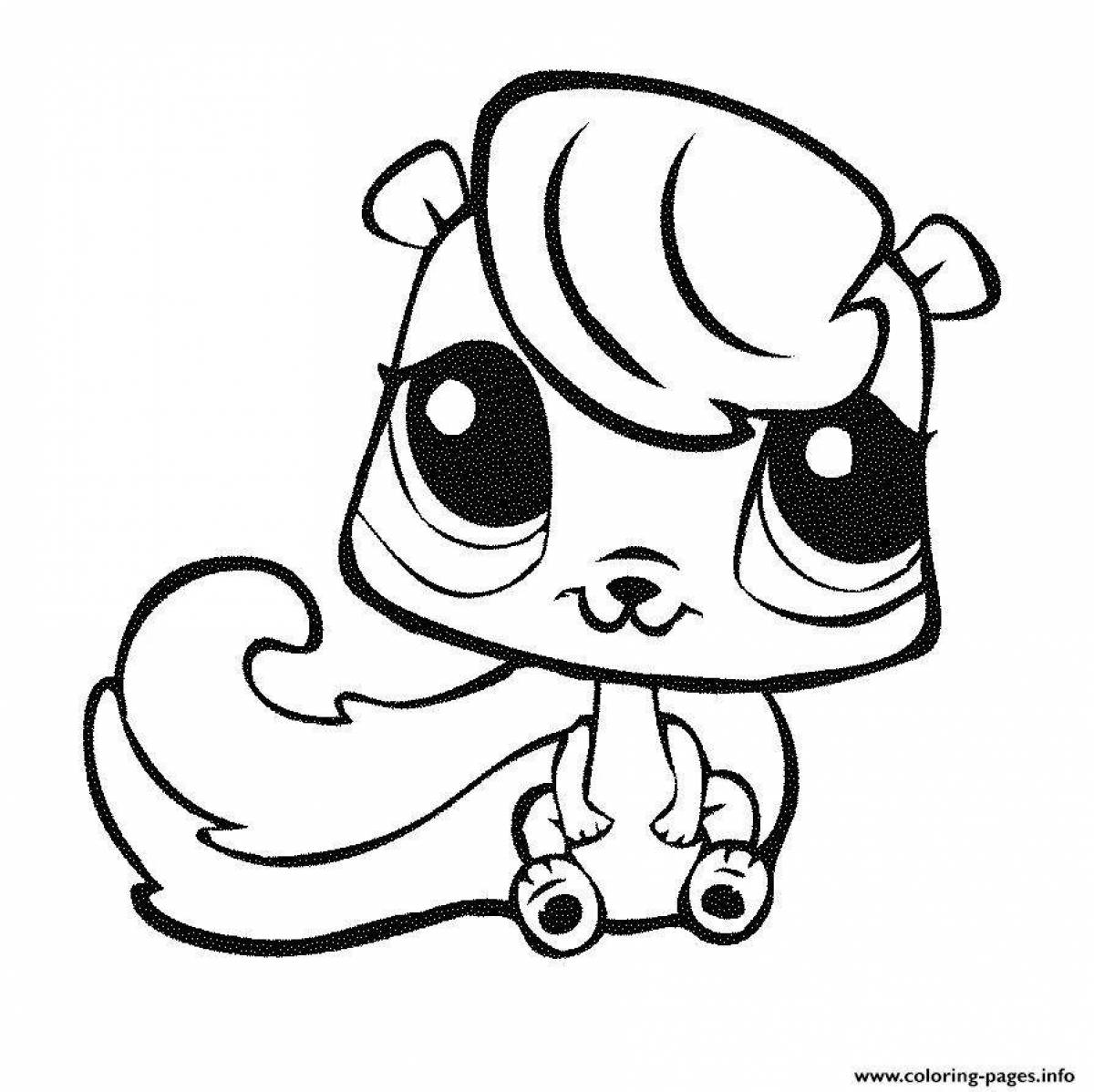 Lps bright coloring page
