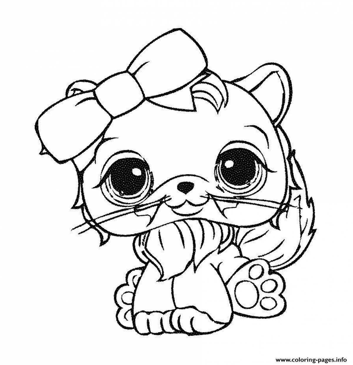 Cute lps coloring page